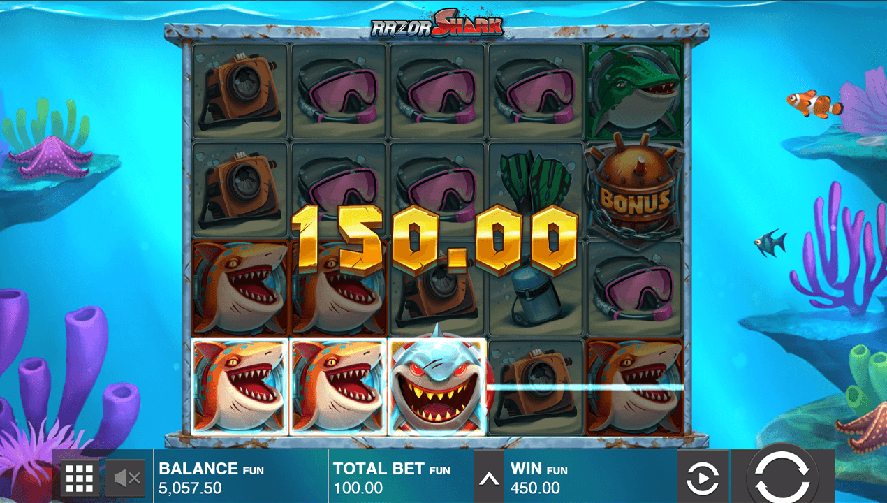 Razor Shark vox casino