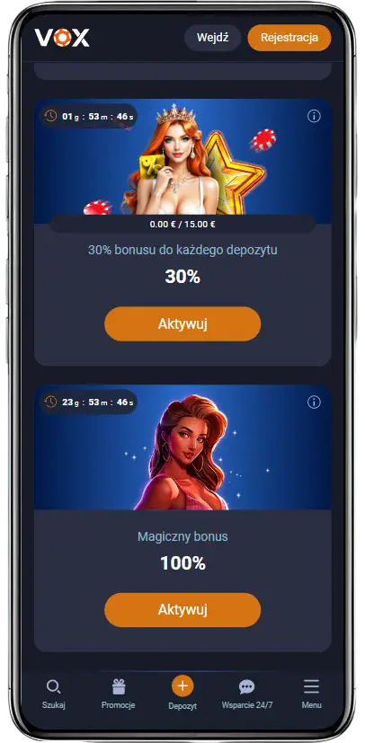 vox casino app