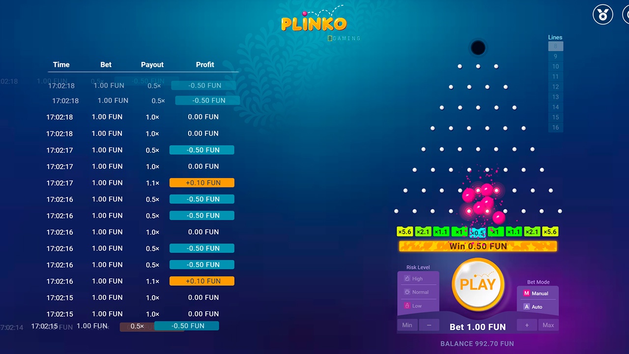 Plinko vox casino